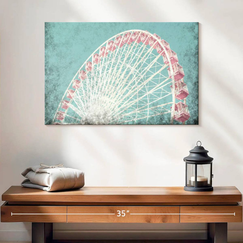 Grande roue corail Kerner, H 16 po x l 24 po