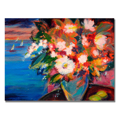 « par the water » par sheila golden, reproduction d’art sur toile