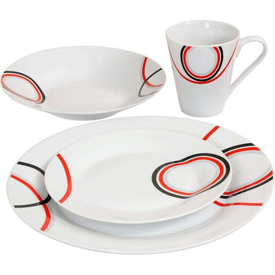 Ottalie Dinnerware Set 16 Piece - Service for 4