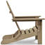 Chaise Adirondack pliante en plastique Leighton-54930200