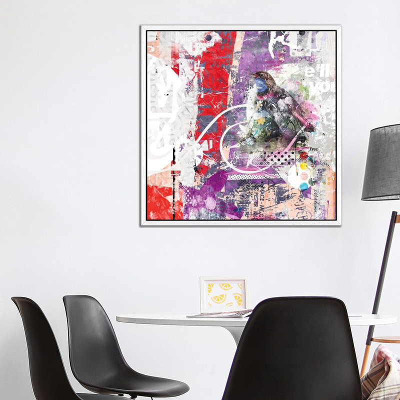 Nestology 1 Piece Wall Art on Canvas, 93.98 cm H x 93.98 cm W, White Framed
