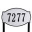 Cambridge 1-Line Lawn Address Sign-1378616625