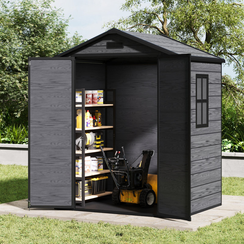 6 x 4.4 FT Outdoor Storage Shed