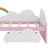 Twin Bed With Cloud And Rainbow Decorations