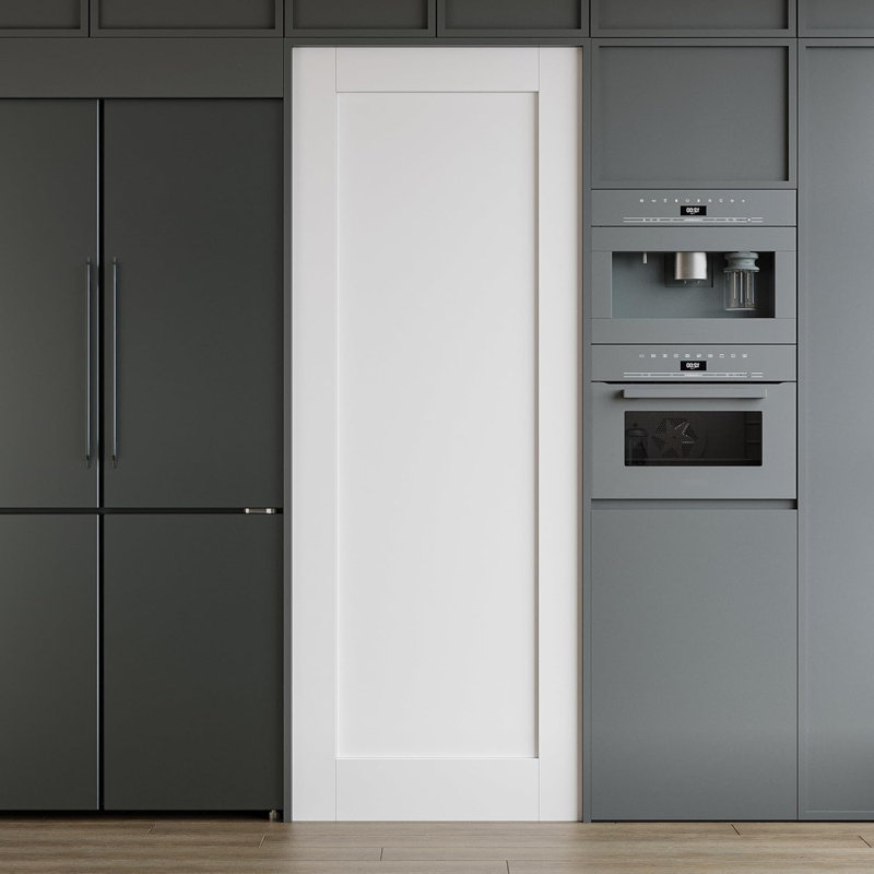 Dalle de porte intérieure apprêtée à 1 panneau, L 28 po x H 80 po