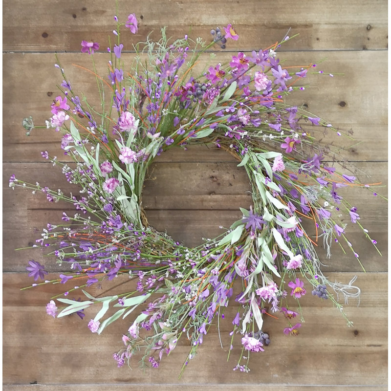 Handcrafted Faux Mixed Assortment 24'' Wreath