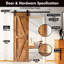 Porte en bois de pin massif non assemblé Arrow Design-132224623-132224639