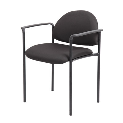 Oxley Stackable Reception Chair with Metal Frame