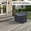 Housse de terrasse pour fauteuil pivotant en corde tissée Kielah