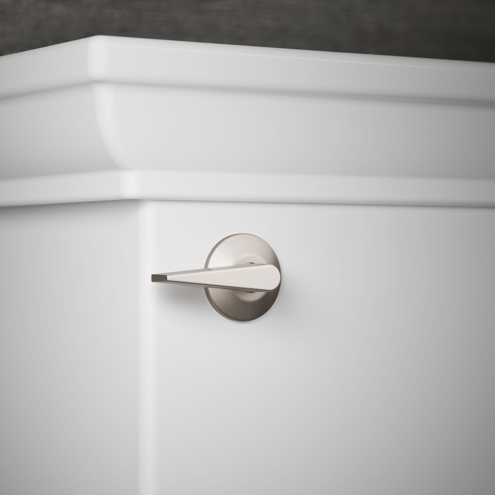 Santa Rosa Toilet Trip Lever, Vibrant Brushed Nickel, Left Hand