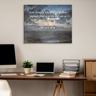 Astoria Grand Gallery Wrapped Canvas By William D. Leahy: "Wars cannot be won by destroying women and