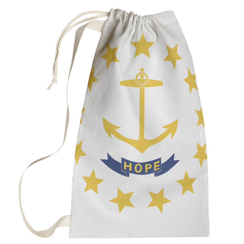 Sac à lessive US State flag, Petit (H 64 po x l 20 po x 1,5 po), Rhode Island