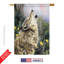Double Sided Polyester Animal Garden Flag-18886994