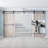 Classic Design Sliding Standard Double Barn Door Hardware Kit (Not Include Door)-44442794