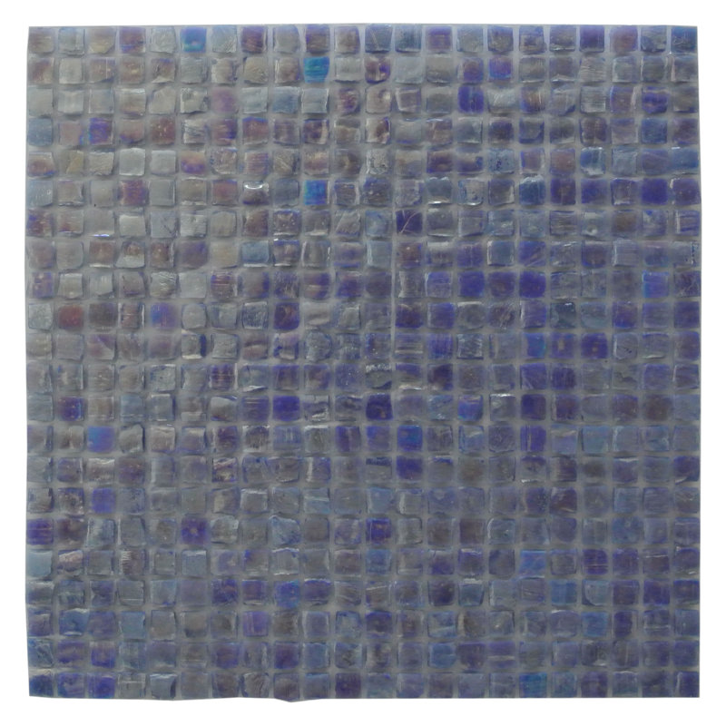 Carreau de mosaïque en verre 0,38 po x 0,38 po Ecologic, Violet