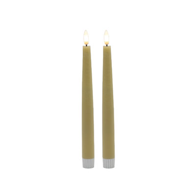 Grande chandelle sans flamme 2 pièces