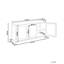 NEWPORT 115cm Sideboard