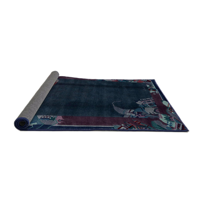 Abstract Indoor Rug, Round 7'