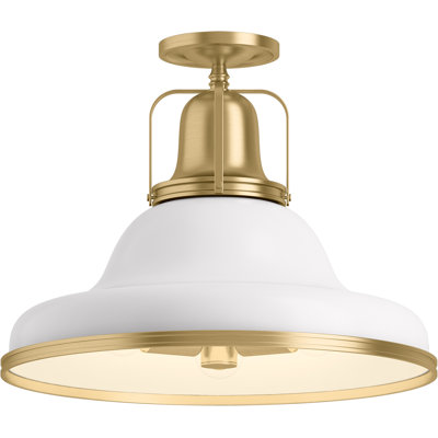 Hauksbee Semi-Flush Light