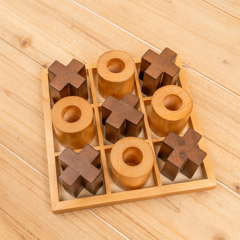 Tic Tac Toe Decor Set 8"SQ