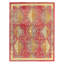 Distressed Homage Hand Knotted Wool Geometric Area Rug-1272932969