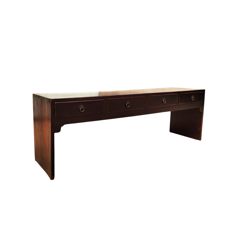 60.2 in. Solid Wood Console Table