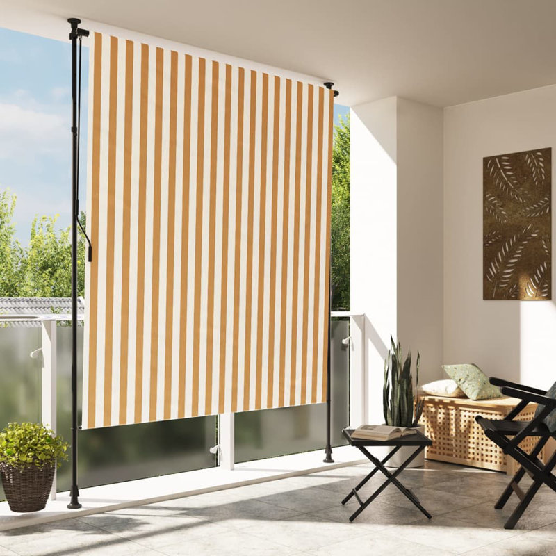 Blackout Solar Shade, Orange, 150 x 270 cm