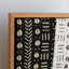  Art mural encadré en teck Mudcloth-124535173