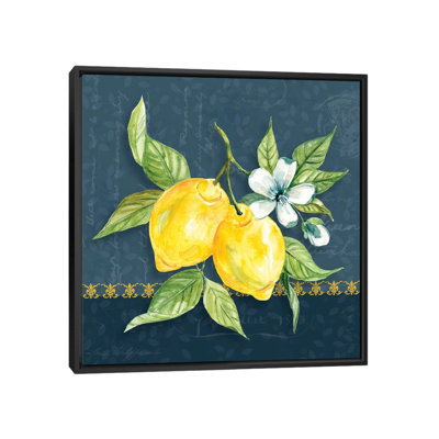 «Blue Lemon Squeeze II» par Carol Robinson, impression sur toile tendue