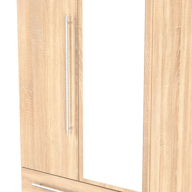 Taevyn Manufactured Wood Wardrobe, Oak