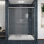 Porte de douche demi-cadre l 60 po x H 72 po