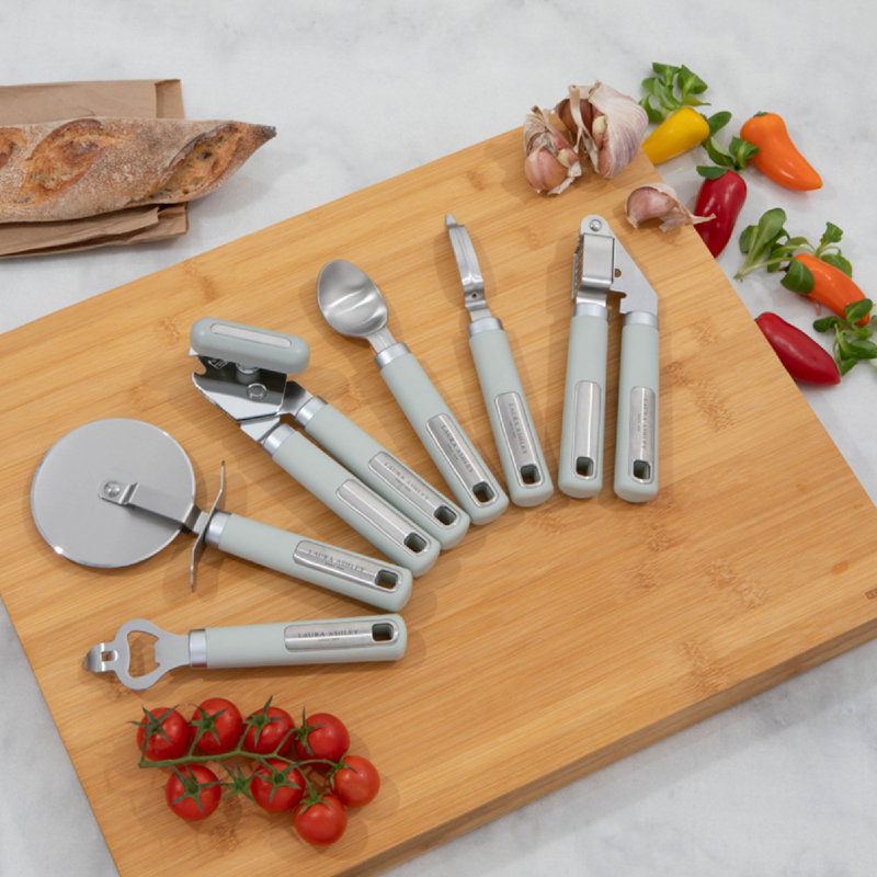 Laura Ashley Stainless Steel Can Opener, Silver