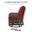 Chaise berçante pivotante en rotin 3 pièces pour l'extérieur-1490781943