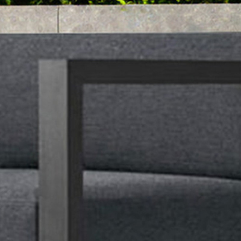 Canapé d'extérieur en aluminium pour terrasse
