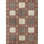 Wool Geometric Area Rug in Red/Beige/Light Yellow