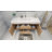 Carny 59'' Single Bathroom Vanity with Acrylic Top-510383886