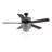 52" Dashal 5 - Blade Double Lit Ceiling Fan with Ornate Tiered Metal Shade-478721197