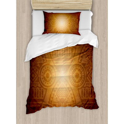 Eclectic Geometric Shapes Duvet Cover