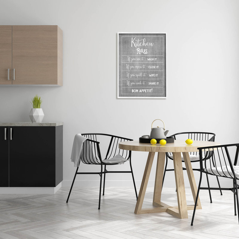 «Kitchen Rules Bon Appetit», art de la giclée par Amanda Murray, H 30 po x l 24 po x P 1,5 po