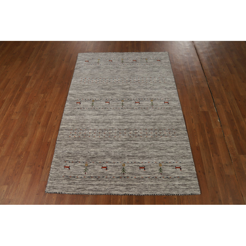 Tapis oriental petits animaux Gabbeh 4 x 6