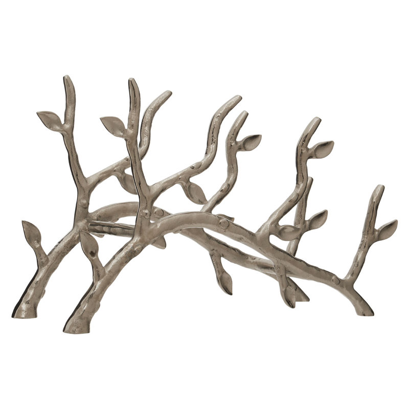 Kaley Tabletop Wine Bottle Rack in Silver