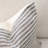 Blue Stripe Pillow Cover