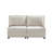 Cheltenham 60"W Modern Oversized Storage Armless Loveseat Sofa