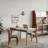 Walnut Solid Oak & Slate Extendable Dining Table – Rounded Corners & Mortise-Tenon Stability