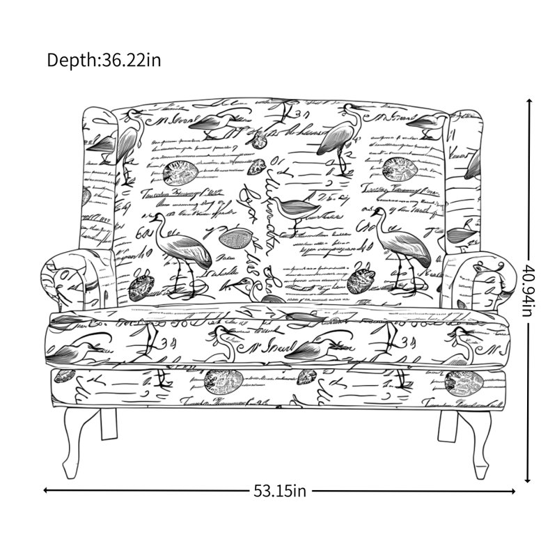 American Light Luxury Retro Sofa