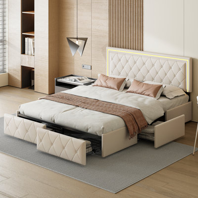 Upholstered Storage Bed