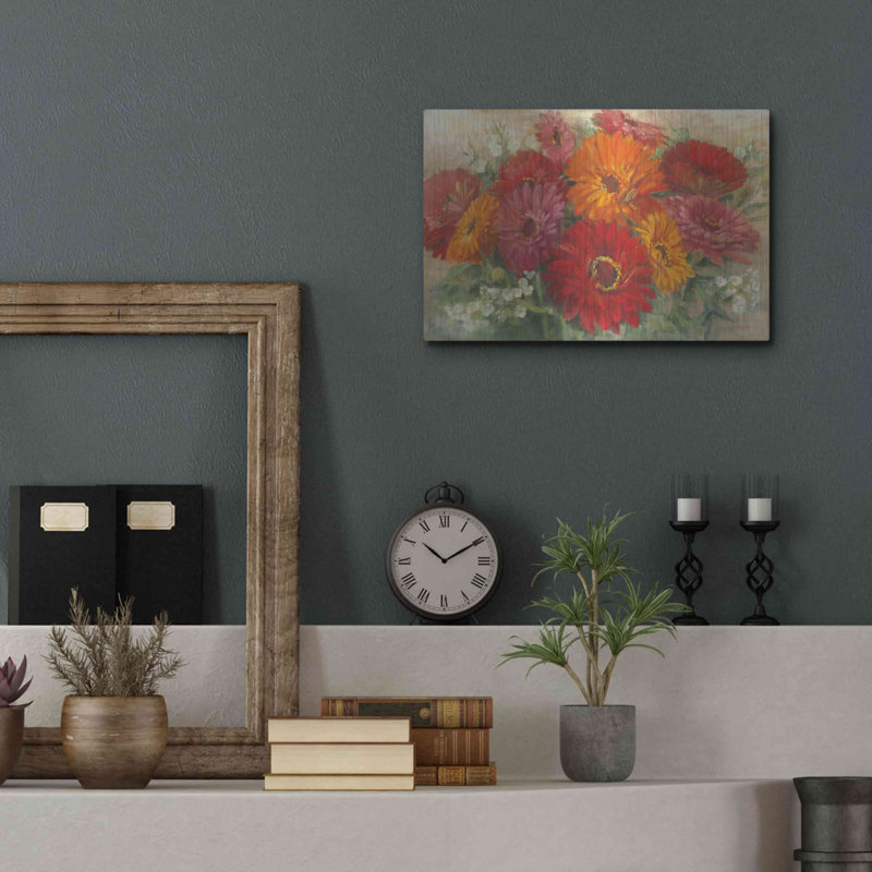 «Summer Gerbera Bouquet» par Carol Rowan, H 12 po x l 16 po