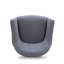Fauteuil d'appoint en chenille bleue Lua-2115771476