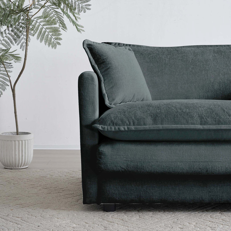 Ensemble de canapé deux pièces confortable pour le salon, idéal pour la détente et le style.