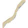 Échantillon - Moulure couronne Endurathane Dublin, H 4 1/8 po x P 4 1/4 po x F 5 7/8 po x L 12 po (répétition 1 1/4 po)